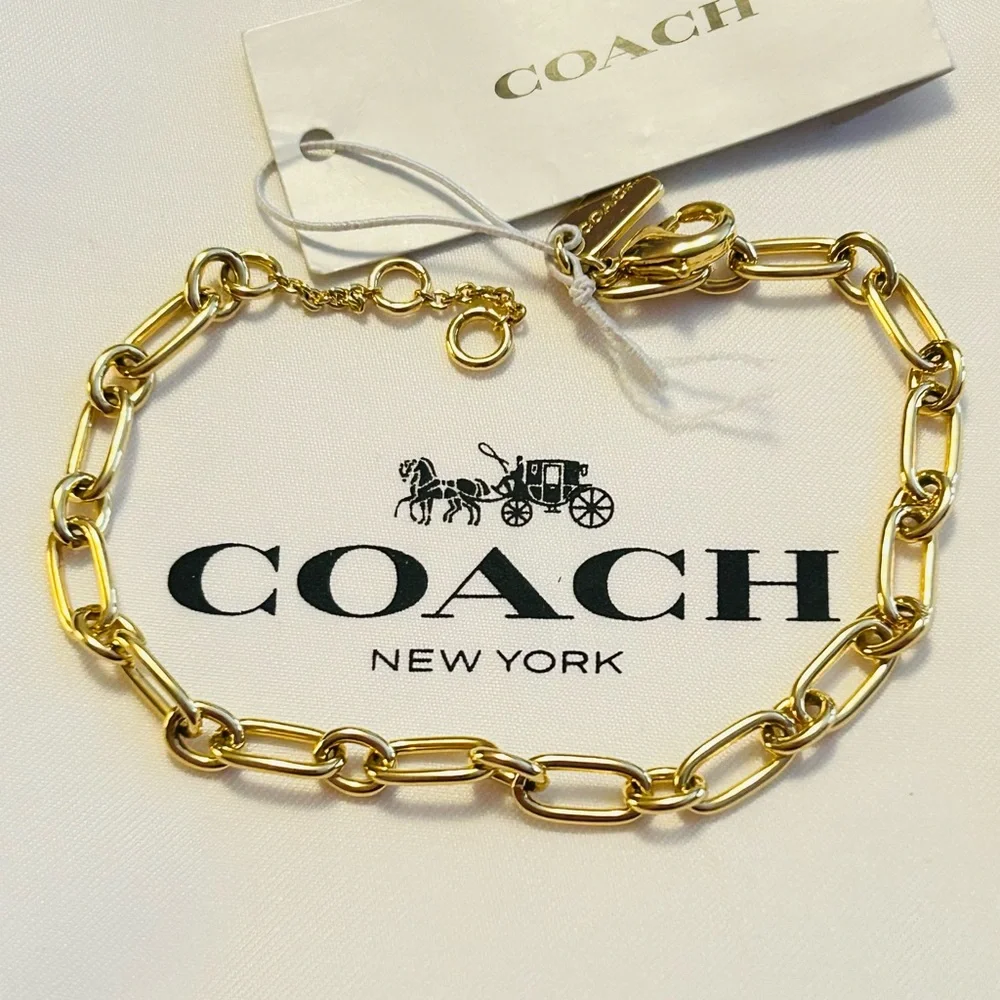 💰SOLD💰Coach Gold tone Bracelet - Picture 4 of 6